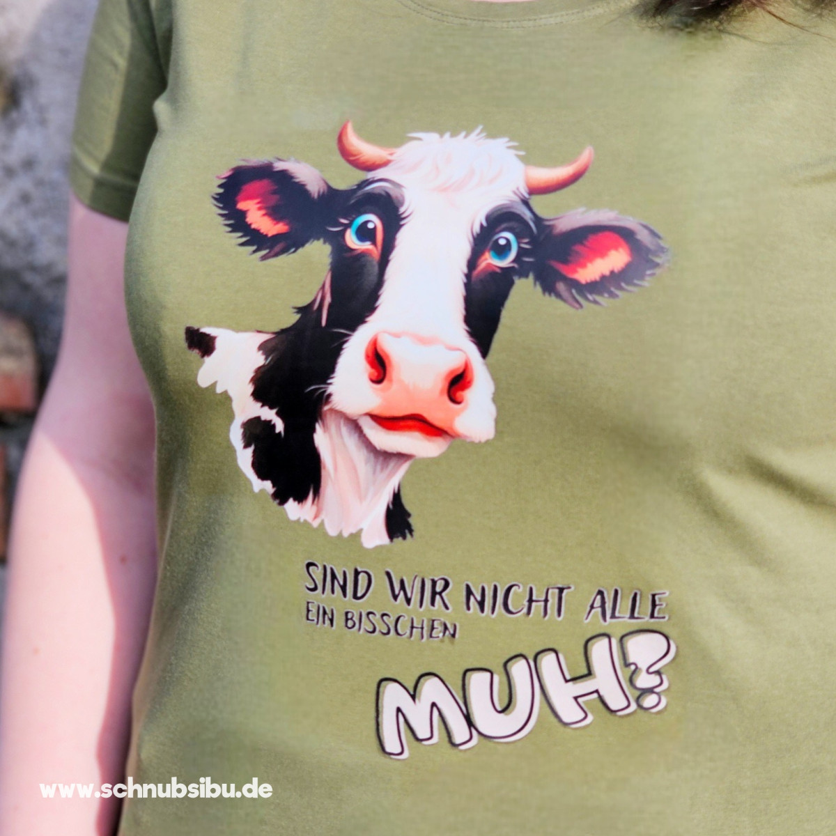 Bügelbild Kuh Muh